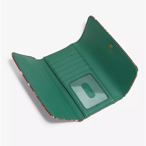 Loungefly Disney Mickey Mouse Holiday Sweets & Treats Wallet Flap Snap Closure - Picture 3 of 3